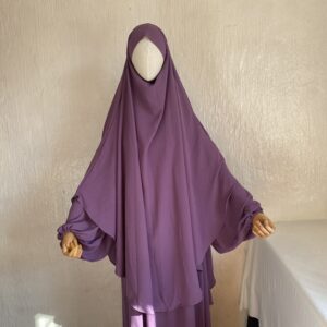 DUSTY PLUM KHIMAR SET