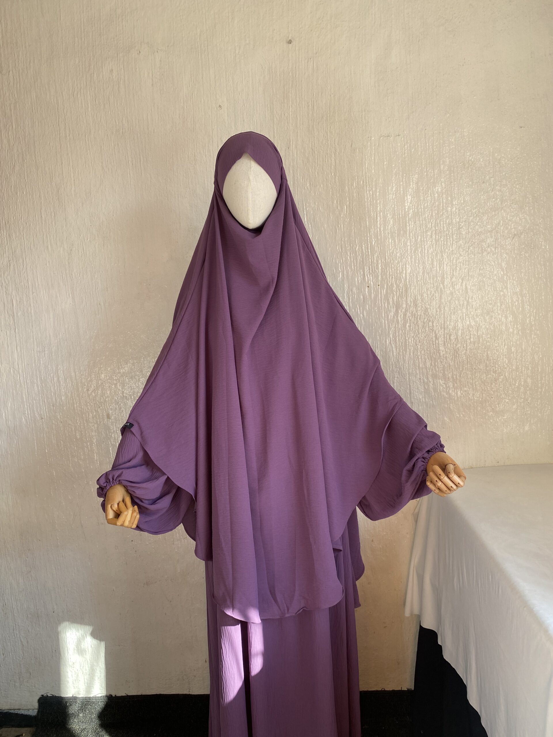 DUSTY PLUM KHIMAR SET
