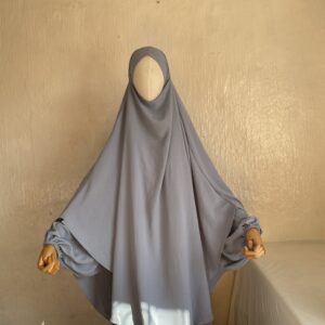 SKY BLUE KHIMAR SET
