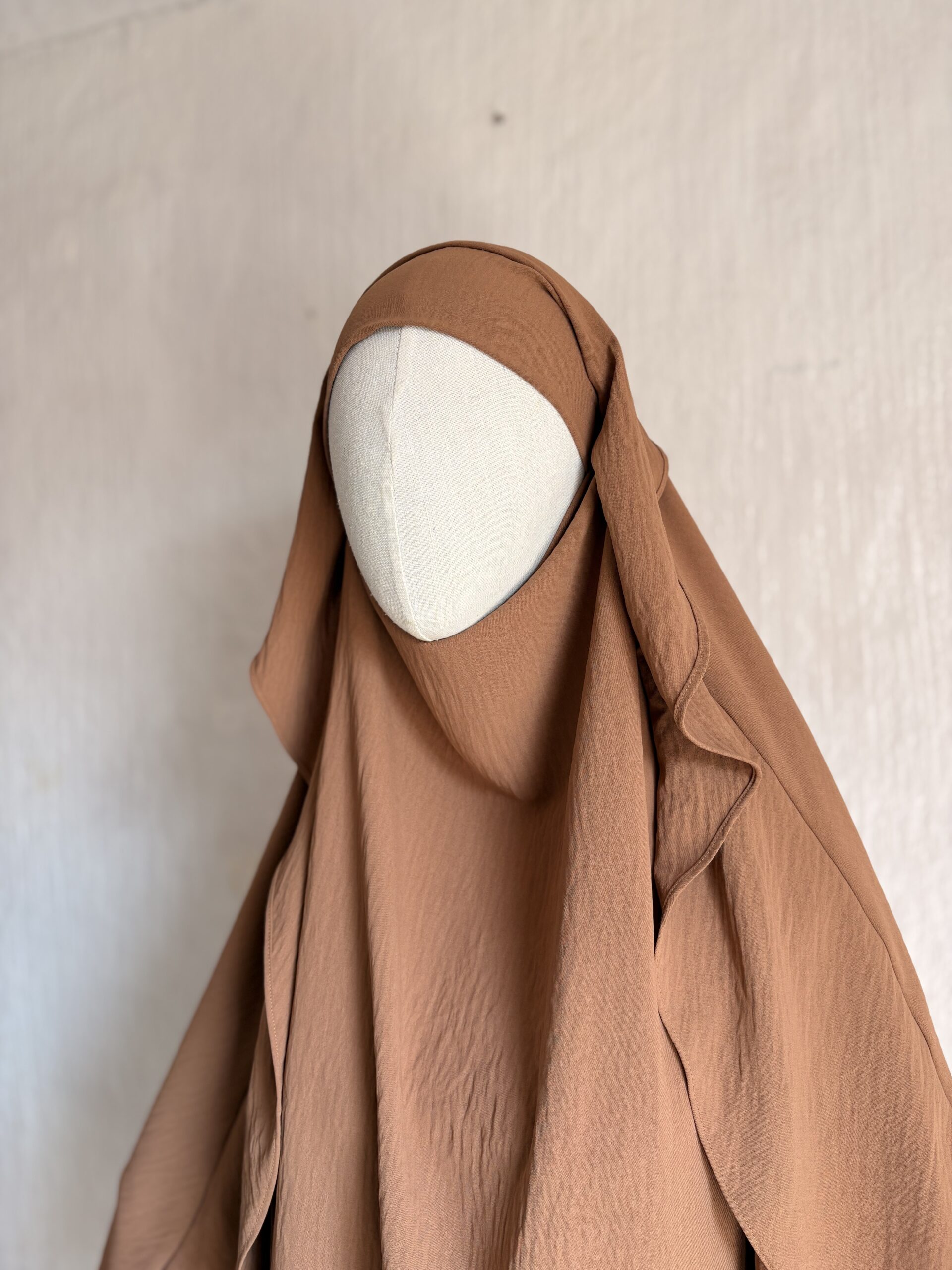 Khimar Arwa | Caramel Brown - Image 4