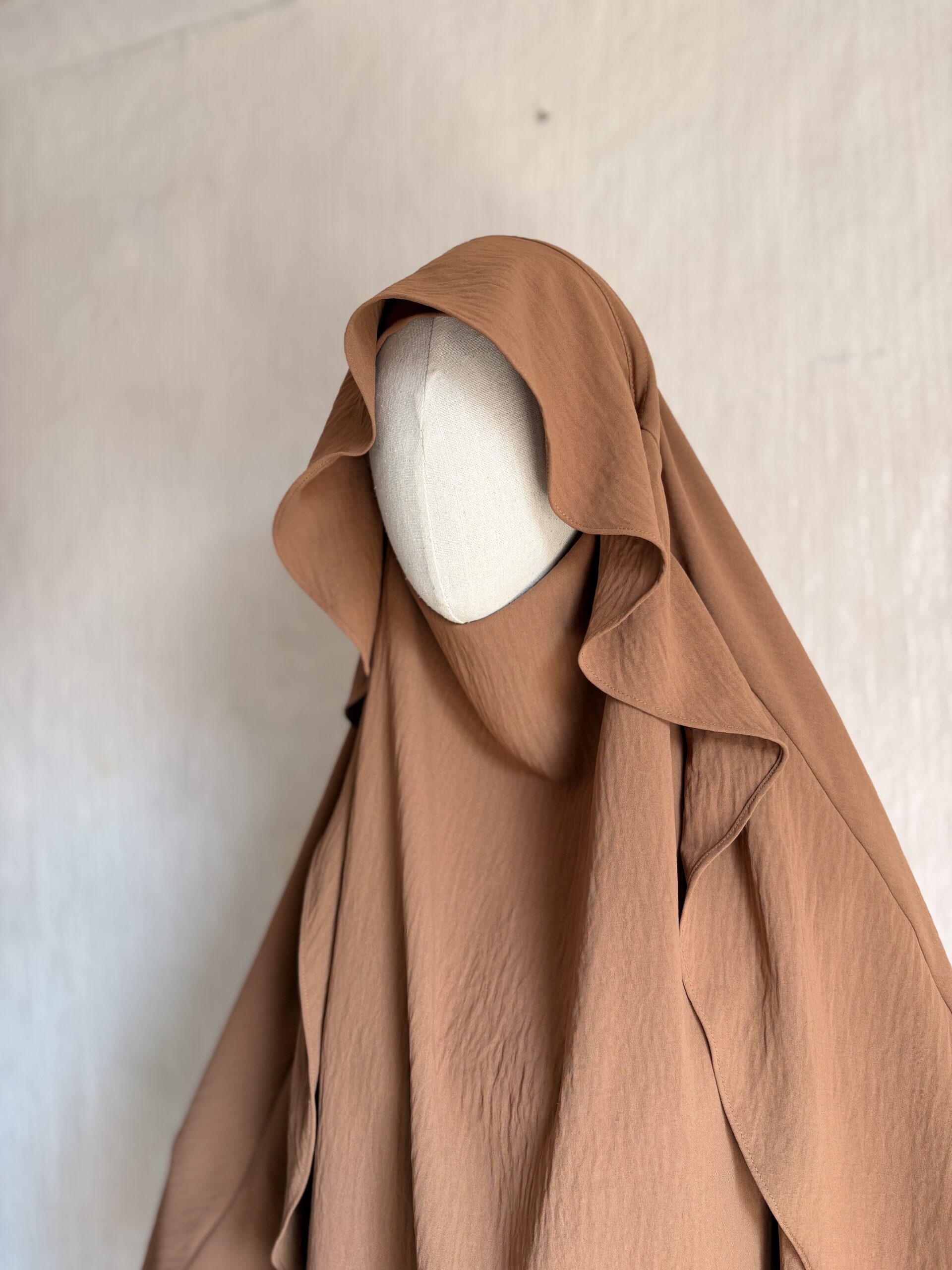 Khimar Arwa | Caramel Brown - Image 5
