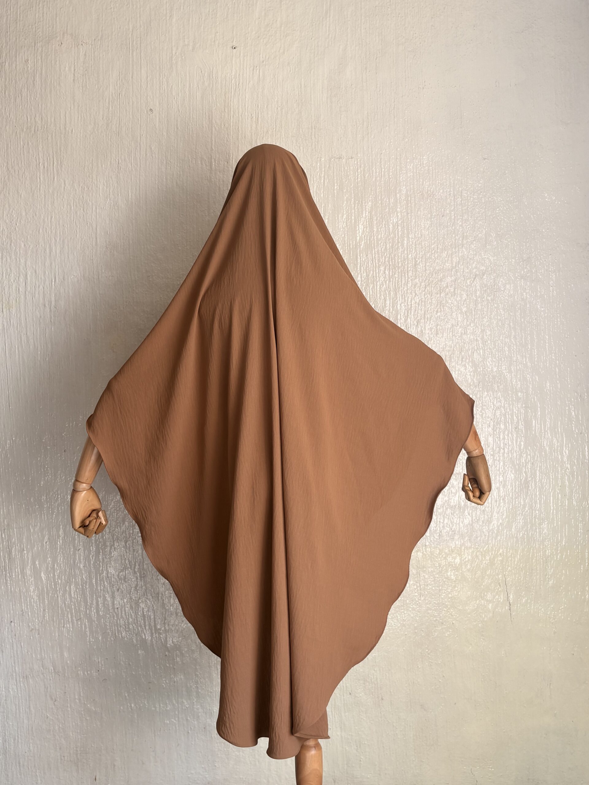 Khimar Arwa | Caramel Brown - Image 3